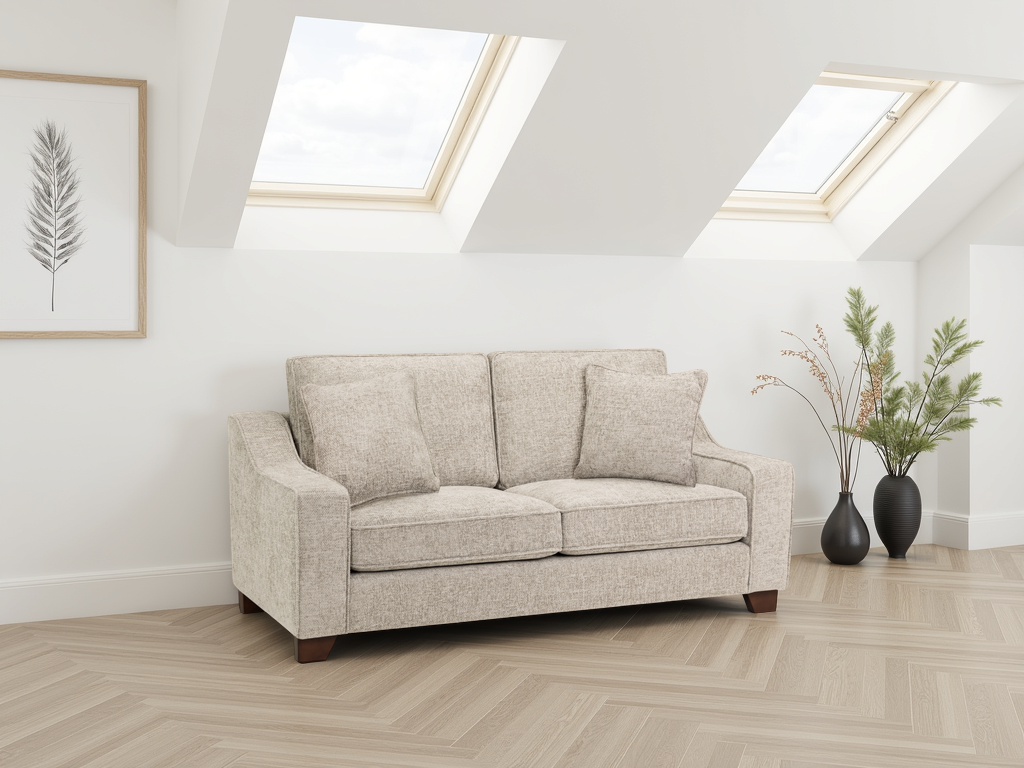 1028667_3123582 Nebraska Sofa Stone 3 Seater - Image 1