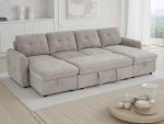Moscow Sofabed Beige U Shape Corner - Image 3