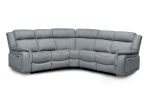 Linden Electric Recliner Sofa Grey Large Corner - Image 3