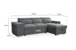 Artemis Sofabed Grey Universal Corner - Image 3
