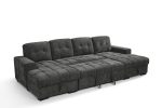 Palermo Sofabed Grey U Shape Corner - Image 3