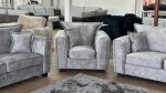 Serena Sofa Grey Armchair - Image 2