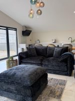 Solaya Sofa Black 3 Seater - Image 3