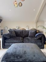 Solaya Sofa Black 3 Seater - Image 4
