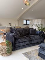 Solaya Sofa Black 3 Seater - Image 5