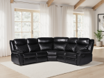 Myra Recliner Sofa Black Large Corner - Image 2
