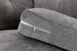 Maxwell Sofa Grey 3 Seater - Image 4