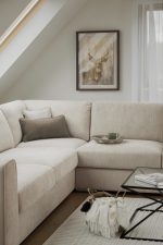 Naples Sofa Beige Large Corner - Image 8