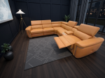 Somerville Electric Recliner Sofa Tan Large Corner - Image 2