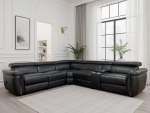 Somerville Electric Recliner Sofa Black Large Corner - Image 2