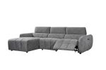 Turin Electric Recliner Sofa Charcoal Left Hand - Image 2