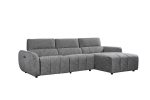 Turin Electric Recliner Sofa Charcoal Right Hand - Image 2