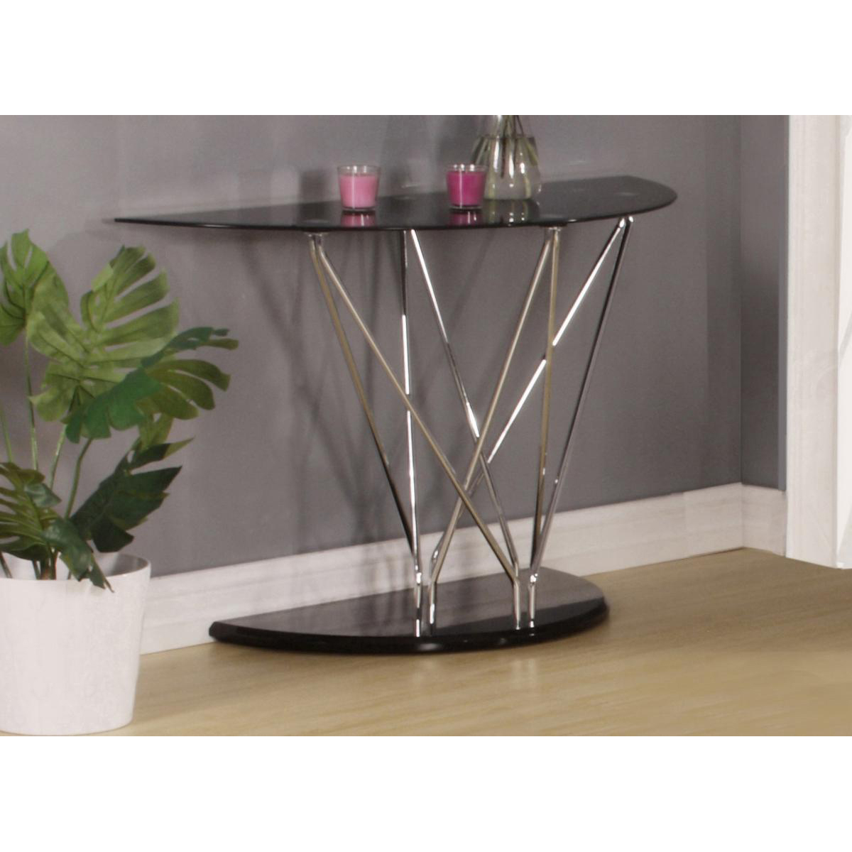 Uplands-Black-Console-Table_b3q4vn8z Hoxton Curved Conren Bench LHF Tan - Image 1