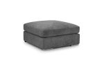 Naples Sofa Grey Footstool - Image 2