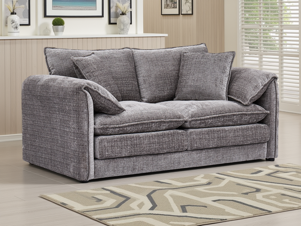 output_1_33803c95-64fa-408d-b0c5-06934c37bb09 Solaya Sofa Grey 2 Seater - Image 1