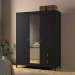 Barcelona Wardrobe Doors & Mirror Door with Drawers