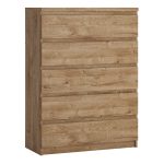 Fribo Chest of 5 Drawers in Golden Ribbeck Oak - Image 3