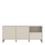 Avenale Wide TV Cabinet  2 Door 1 Drawer in Cashmere - Image 2