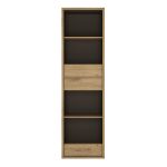 Shetland Tall Narrow 3 Drawer Bookcase - Image 2