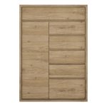 Shetland 1 Door 6 Drawer Cupboard - Image 2