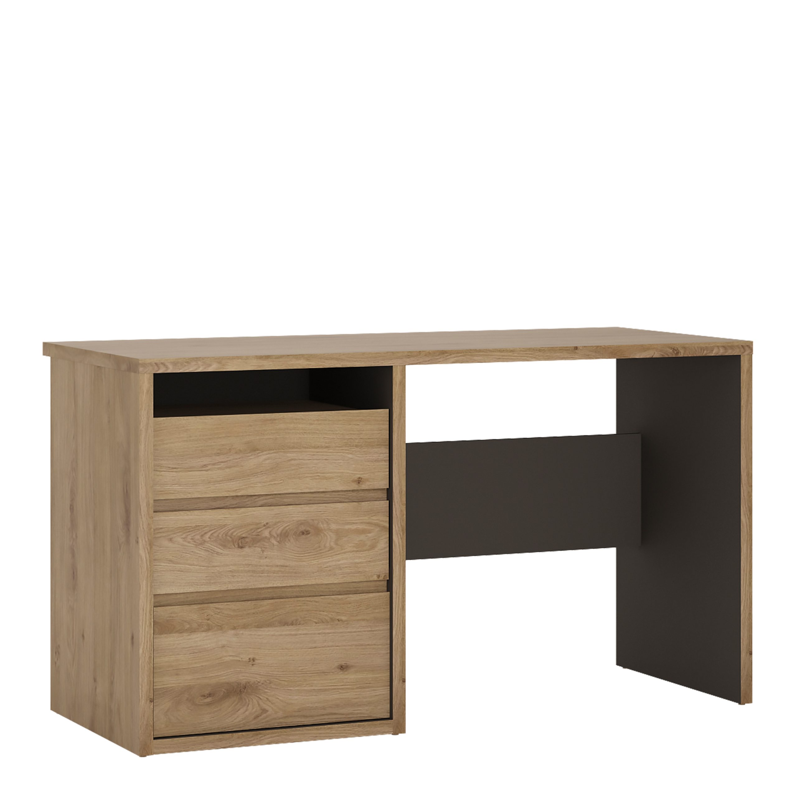 4198061_1 Shetland 3 Drawer Desk - Image 1