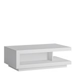 Lyon Designer Coffee Table in White and High Gloss - Image 3