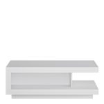 Lyon Designer Coffee Table in White and High Gloss - Image 2