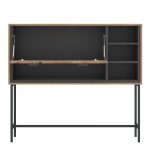 Arundel Bar Table with 1 Flap in Oak/Grey - Image 3