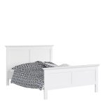 Paris Double Bed (140 x 200) in White - Image 3