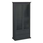 Paris China cabinet in Matt Grey