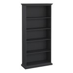 Paris Tall Bookcase in Matt Grey - Image 3