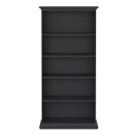 Paris Tall Bookcase in Matt Grey - Image 2