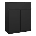 Naia Sideboard - 1 Drawer 2 Doors in Black Matt - Image 3