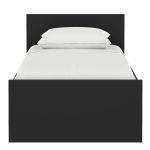 Naia Single Bed 3ft (90 x 190) in Black Matt - Image 2