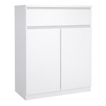 Naia Sideboard 1 Drawer 2 Doors in White High Gloss - Image 3