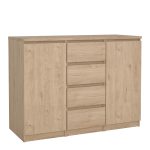 Naia Sideboard  4 Drawers 2 Doors in Jackson Hickory Oak - Image 3