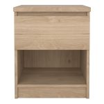 Naia Bedside 1 Drawer 1 Shelf in Jackson Hickory Oak - Image 2