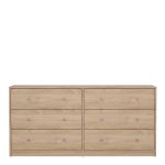 May Chest of 6 Drawers (3) in Jackson Hickory Oak - Image 2