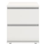 Nova Bedside 2 Drawer in White - Image 2