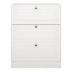 Brande Chest with 3 Frame Drawers in White - Image 2