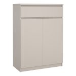 Naia Shoe cabinet with 2 Doors 1 Drawer in Cashmere - Image 3