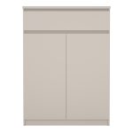 Naia Shoe cabinet with 2 Doors 1 Drawer in Cashmere - Image 2