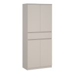 Naia Shoe cabinet with 4 Doors 1 Drawer in Cashmere - Image 3