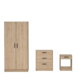 Escape Wardrobe, Chest and Nightstand in Jackson Hickory - Image 3