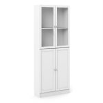 Basic Tall Wide (4 Shelves) 4 Door Combination Unit in White - Image 3