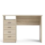 Function Plus 4 Drawer Desk in Oak - Image 2