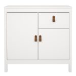 Barcelona Sideboard 2 Doors 1 Drawer in White - Image 2