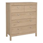 Madrid Chest 3 Drawers in Jackson Hickory Oak - Image 3