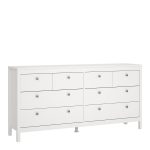 Madrid Double Dresser 4 Drawers in White - Image 3