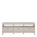 Madrid TV Unit 3 Drawers in Cashmere - Image 2